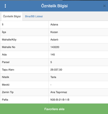 ADANA KOZAN'DA 29.037 M2 SATILIK TARLA
